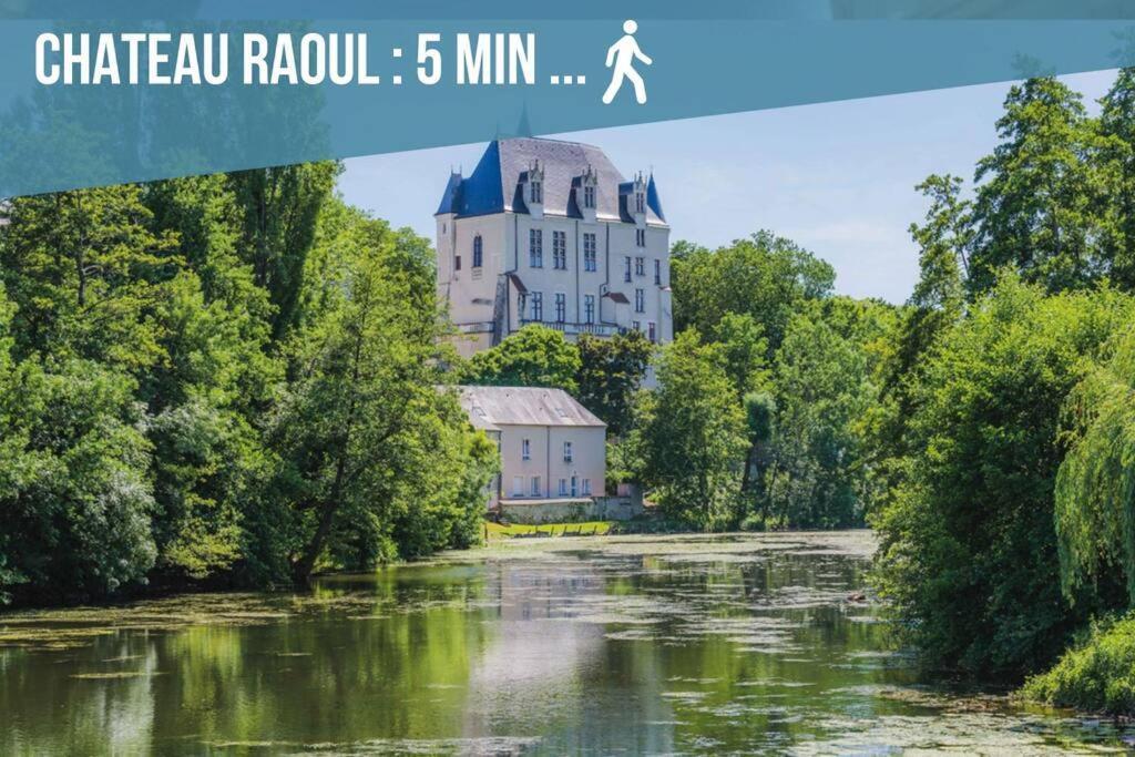 A Hauteur De Toits • Le Spacieux En Coeur De Ville Шатору Екстер'єр фото
